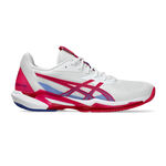 ASICS Buty tenisowe ASICS Solution Speed FF 3 Buty Do Tenisa Allcourt Kobiety-Biały,Jagoda