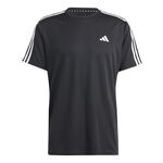 adidas ODZIEŻ adidas Essentials Train 3-Stripes Training Koszulka Mężczyźni-Czarny,Biały