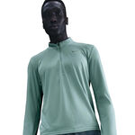 Nike ODZIEŻ Nike Pacer Half-Zip Koszulka do biegania Mężczyźni - turkus, srebrny