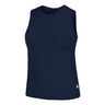 Ace Pocket Ribbed Tank Top Kobiety-Ciemnoniebieski