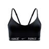 Dri-Fit INDY LGT Support Stanik Sportowy Kobiety-Czarny,Czarny
