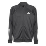 adidas ODZIEŻ adidas 3Stripes Knit Kurtka treningowa Mężczyźni - czarny, biały