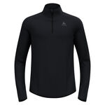 Odlo ODZIEŻ Odlo Zeroweight Warm Mid Layer 1/2 Zip Koszulka do biegania Mężczyźni - czarny, 
