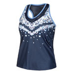 Lucky in Love ODZIEŻ Lucky in Love Forget Me Not With Bra Tank Top Kobiety-Ciemnoniebieski,Biały