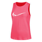 Nike ODZIEŻ Nike Dri-Fit One Swoosh Koszulka do biegania Kobiety - jagoda, 