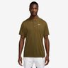 Court Dri-Fit Solid Polo Mężczyźni-Oliwka