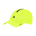 adidas ODZIEŻ adidas adizero Cap Czapka Unisex - neonowy ż&oacute;łty, czarny