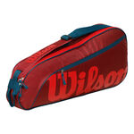 Wilson Wilson Junior Torba Na Rakiete 3s-Czerwony