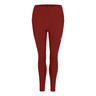 Road High Waist Getry do biegania Kobiety-czerwone wino
