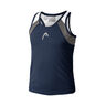 22 Tank Top Dziewczynki-Niebieski