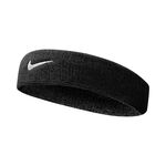Nike ODZIEŻ Nike Swoosh Classic Opaska do włos&oacute;w Unisex - czarny, biały