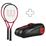 Wilson Zestaw rakiete Wilson Clash 100L V2.0 Rakieta Turniejowa
