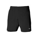 Mizuno ODZIEŻ Mizuno Core 7.5 2in1 Spodenki do biegania Mężczyźni - czarny, 