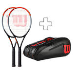 Wilson 2x Clash 100L plus Schlägertasche