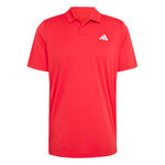 adidas ODZIEŻ adidas  Club Polo Mężczyźni - czerwony, biały