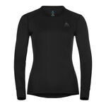 Odlo ODZIEŻ Odlo Active Warm Eco BI Top Crew Neck Długi Rękaw Kobiety - czarny, 