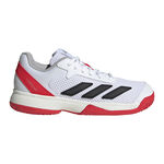 adidas Buty tenisowe adidas Courtflash buty do tenisa allcourt Dzieci-biały, czerwony