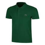 Lacoste ODZIEŻ Lacoste Ribbed Collar Polo Mężczyźni - zieleń