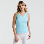 Original Penguin ODZIEŻ Original Penguin Colorblock Tank Top Kobiety-Jasnoniebieski