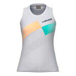 HEAD ODZIEŻ HEAD Pro Tank top Kobiety - morela, biały