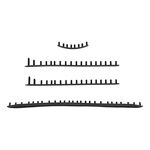 Tecnifibre Akcesoria do rakiet Tecnifibre T-Fight TF-40 18/20 Zestaw Pasków Z Oczkami-Czarny