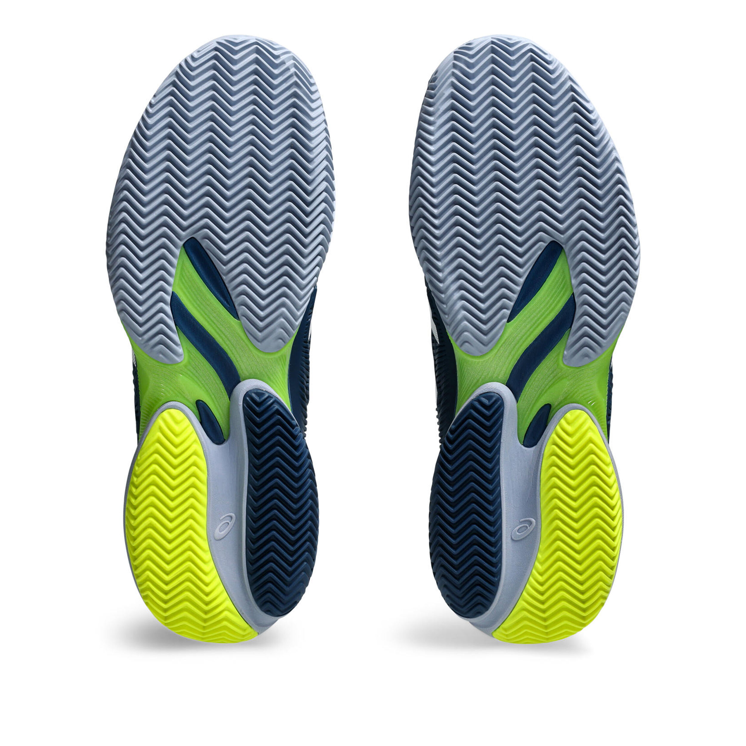 Court FF 3 Clay Buty Do Tenisa Ziemnego Mężczyźni - Ciemnoniebieski,  Neonowy Żółty
