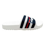 Fila Buty do tenisa Fila Heritage Slides Klapki Kąpielowe Mężczyźni-Biały,Ciemnoniebieski