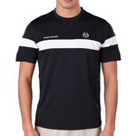 Sergio Tacchini ODZIEŻ Sergio Tacchini Leone Koszulka Mężczyźni - czarny, biały