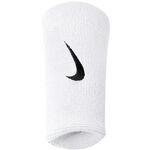 Nike ODZIEŻ Nike Swoosh Doublewide Opaska Przeciwpotna Opakowanie 2 Szt.-Biały,Czarny