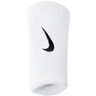 Swoosh Doublewide Opaska Przeciwpotna Opakowanie 2 Szt.-Biały,Czarny