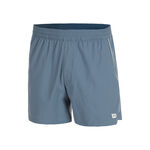 Wilson M Tennis Volley Short 6In Unlined Slate Blue