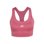 adidas ODZIEŻ adidas Medium Support Primeknit Stanik sportowy Kobiety - czerwony, 