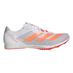 adidas Buty do biegania adidas Distancestar But z kolcami Unisex-biały, czerwony
