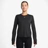 One Classic Dri-FIT Longsleeve Długi Rękaw Kobiety-Czarny