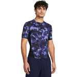 Under Armour ODZIEŻ Under Armour Heatgear Printed Koszulka Mężczyźni-Fioletowy