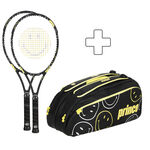 Prince Zestaw rakiete Prince Beast 100 (280g) Smiley Edt. Rakieta Turniejowa