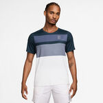 Nike ODZIEŻ Nike Court Dri-FIT Advantage Print Koszulka Mężczyźni - niebieski, biały