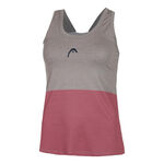 HEAD ODZIEŻ HEAD Play Tech Tank Top Kobiety-Róż,Biały