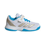 adidas Buty tenisowe adidas Courtflash CF buty do tenisa ziemnego Dzieci-biały, srebrny