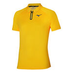Mizuno ODZIEŻ Mizuno Frontier Shadow Polo Mężczyźni-Żółty