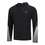 Under Armour ODZIEŻ Under Armour Velociti Storm Hooded Kurtka do biegania Mężczyźni - czarny, szary