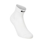 Nike ODZIEŻ Nike Fast Midweight Ankle Skarpety do biegania Unisex - biały, neonowy zielony