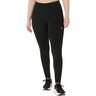 Road Winter High Waist Getry do biegania Kobiety - czarny, 