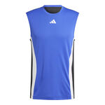 adidas ODZIEŻ adidas Pro Tank top Mężczyźni - niebieski, wielokolorowy
