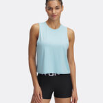Under Armour ODZIEŻ Under Armour Vanish Energy Crop Tank Top Kobiety-Niebieski