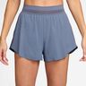 Court Dri-Fit Advantage Ace High Rise Szorty Kobiety - Niebiesko-szary