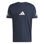 adidas ODZIEŻ adidas Z.N.E. Koszulka Mężczyźni-Ciemnoniebieski,Biały