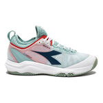 Diadora Buty tenisowe Diadora Speed Blushield Fly 4 + Buty Do Tenisa Ziemnego Kobiety-Biały,Mięta