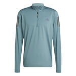 adidas ODZIEŻ adidas Own the Run Half-Zip Koszulka do biegania Mężczyźni - ciemnozielony, 