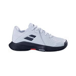 Babolat Buty tenisowe Babolat PROP JR 3 AC buty do tenisa allcourt Dzieci-jasnoniebieski, czarny
